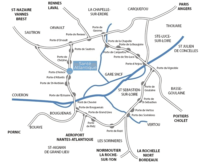 Plan des transports en commun